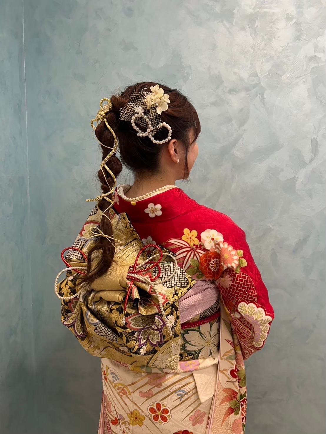 前撮り　振袖　撮影会　髪型　ヘア　ヘアアレンジ　かわいい