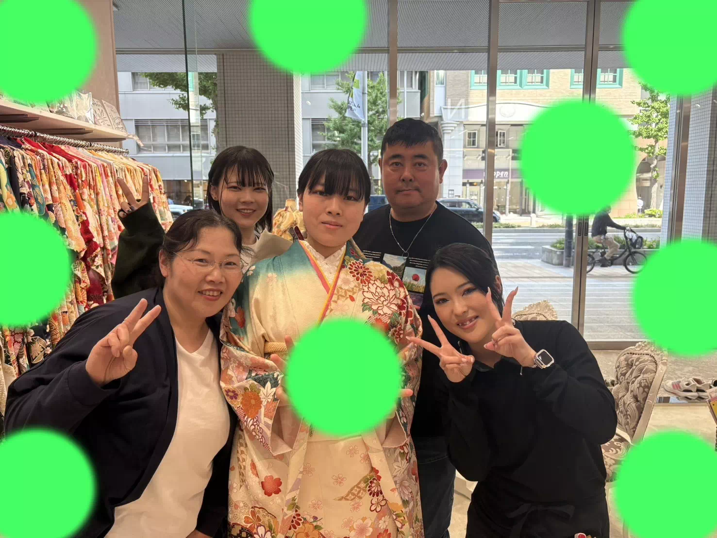 TAKAZEN神戸店　前撮り撮影会　イマドキ　カワイイ　コディネート　振袖　レンタル　袴　