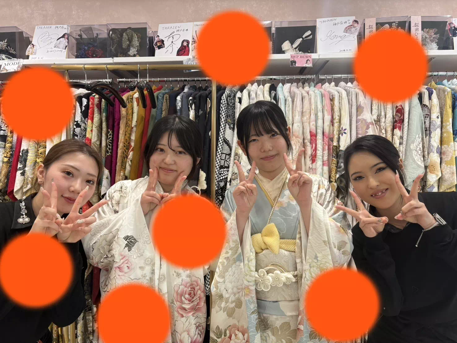 【TAKAZEN神戸旧居留地店】♡18日　イマドキで可愛いお友達同士でのご来店2028年成人の姫ちゃん♡
