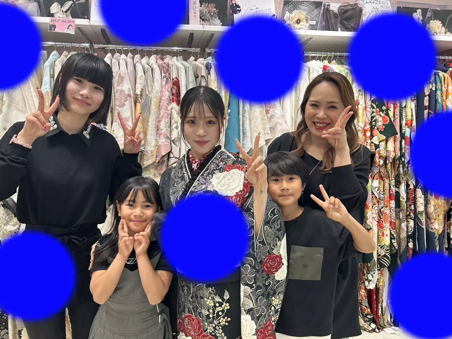 TAKAZEN神戸旧居留地店　成人式　振袖　レンタル　カワイイ　イマドキ　ローズ　成人式レンタル　