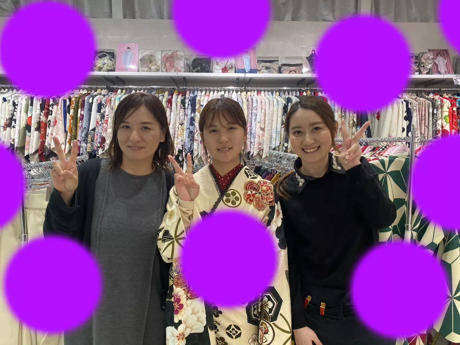 TAKAZEN神戸旧居留地店　成人式　振袖レンタル　カワイイ　イマドキ