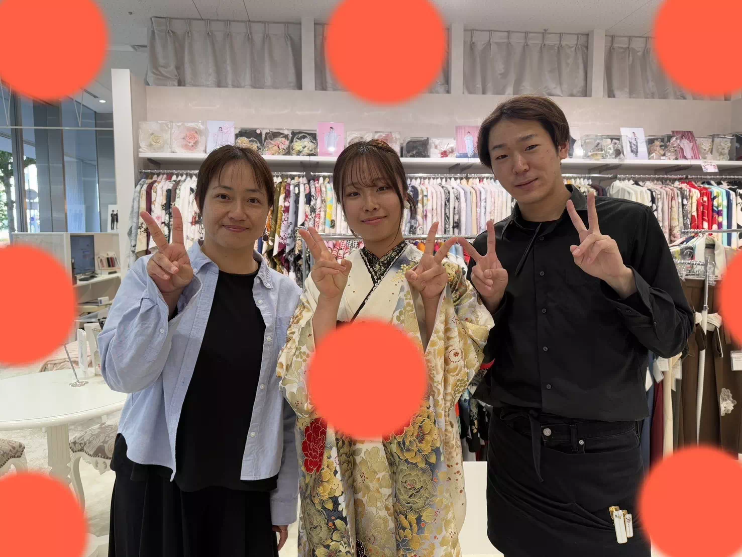 TAKAZEN神戸店　前撮り撮影会　イマドキ　カワイイ　コディネート　振袖　レンタル　袴　