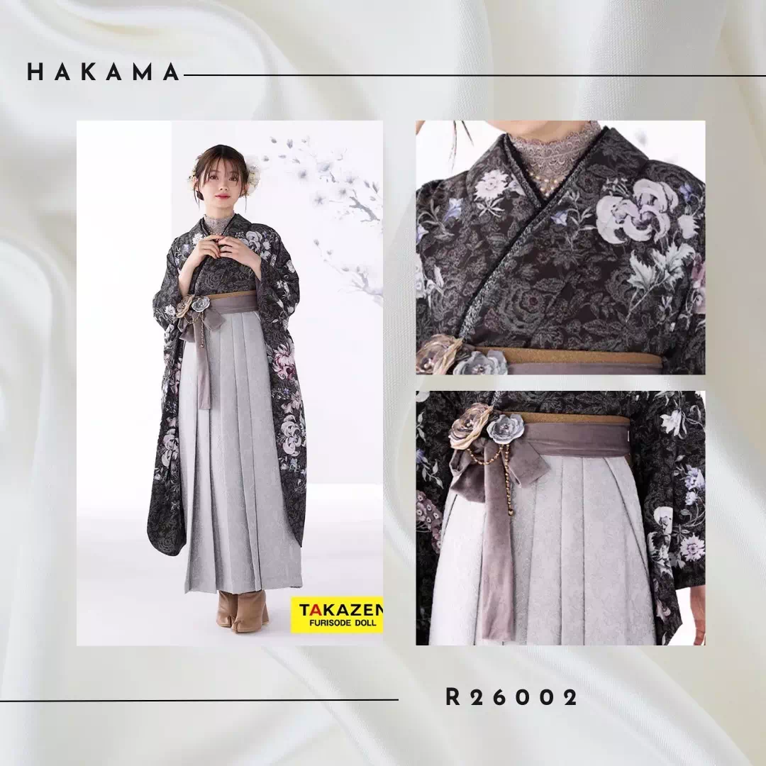 TAKAZEN神戸旧居留地店　袴　卒様式　南琴奈　袴レンタル　イマドキ　レトロ袴