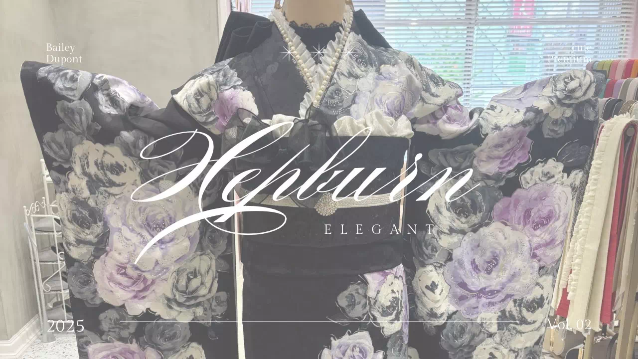 【TAKAZEN姫路店】♡15日　2027年成人式の方にオススメ！　高級感溢れるバラ柄がかわいいお振袖のご紹介♡