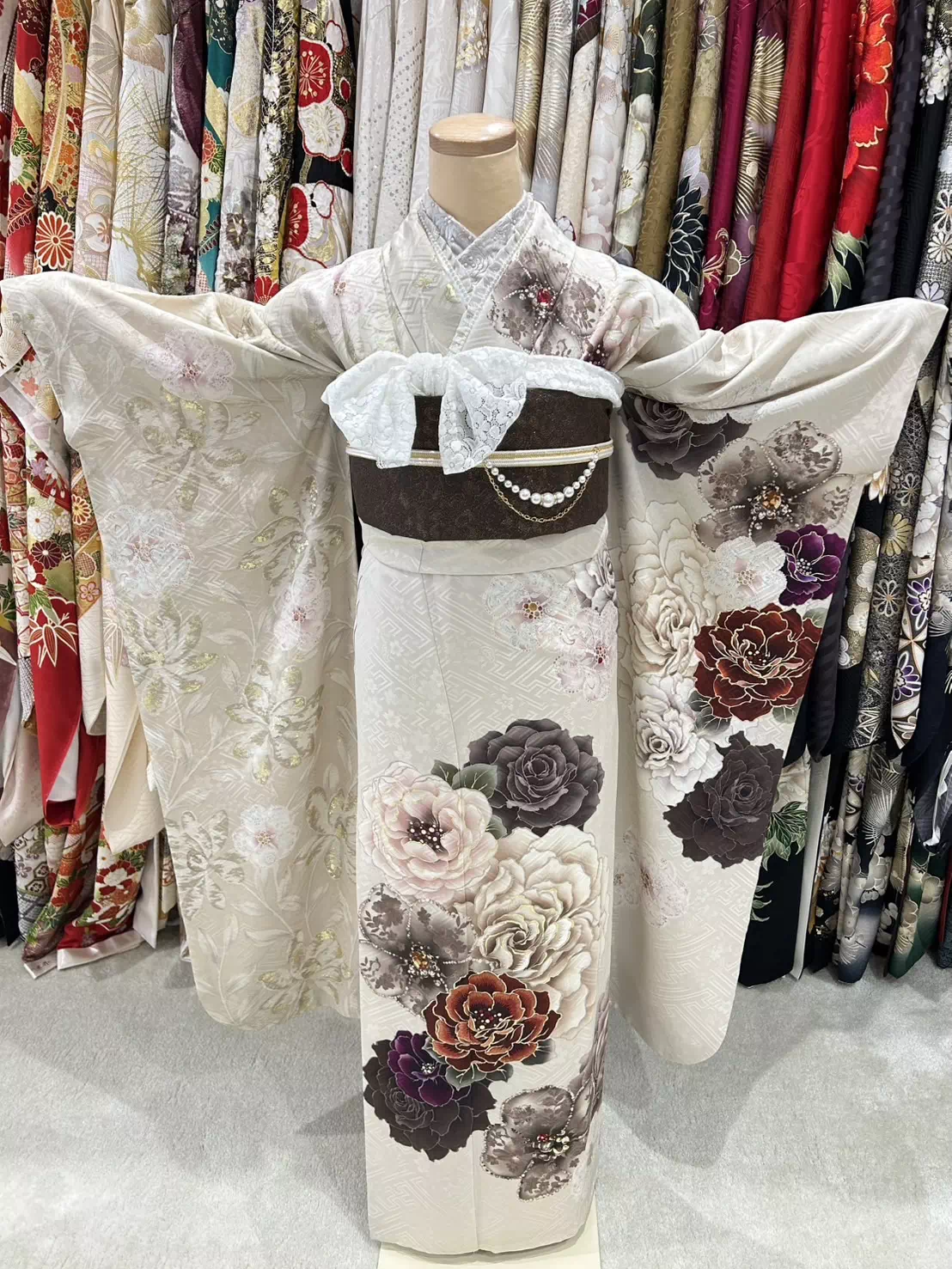 TAKAZEN姫路店　姫路市　成人式　卒業式　袴　振袖　イマドキ振袖　加古川　高砂　前撮り撮影会　前撮り　玉城ティナ　エレガント　洋風