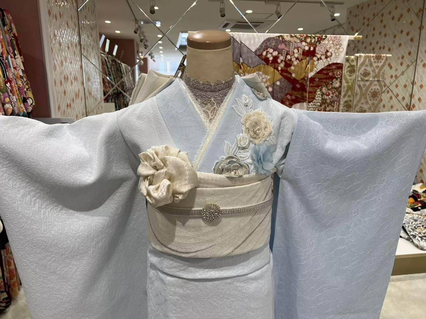 TAKAZEN姫路店　姫路市　成人式　卒業式　袴　振袖　イマドキ振袖　加古川　高砂　振袖　かわいい　レース