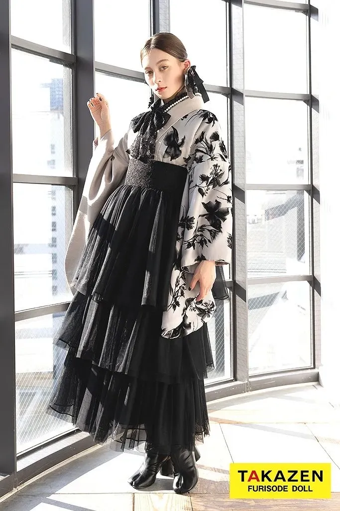 TAKAZEN　堺　卒業式　袴　黒　クール　かっこいい