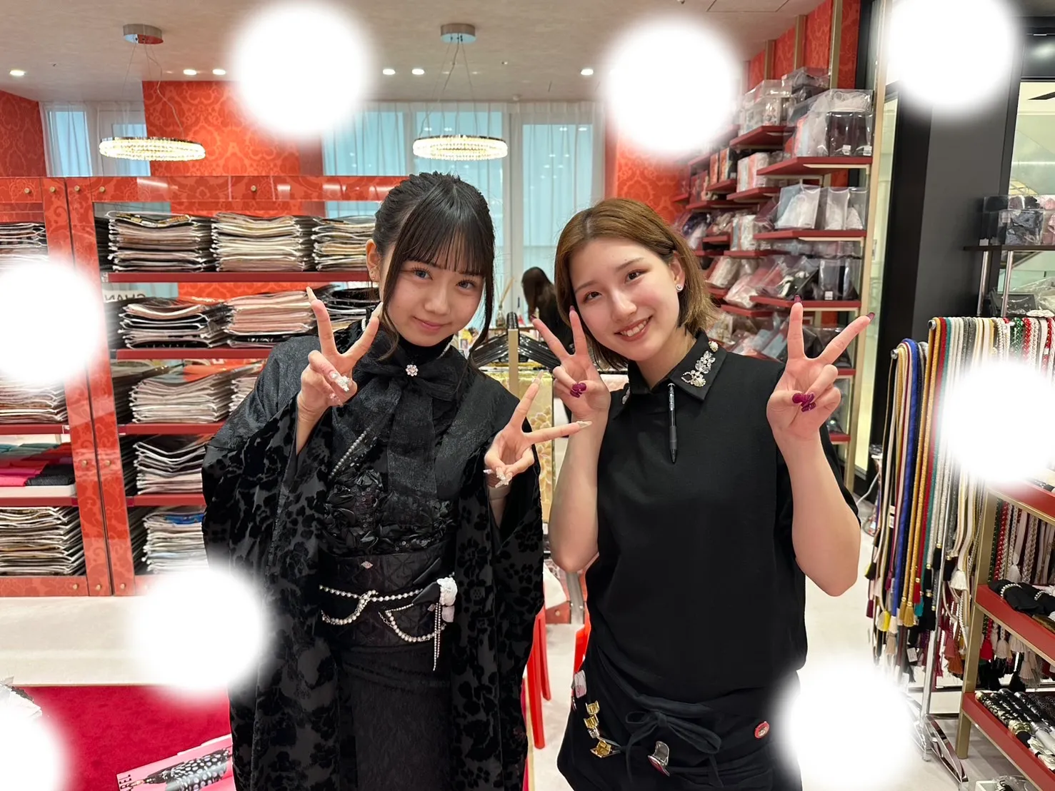 【TAKAZEN大阪梅田本店】♡22日　おしゃれな黒無地のレトロお振袖姫ちゃん♡
