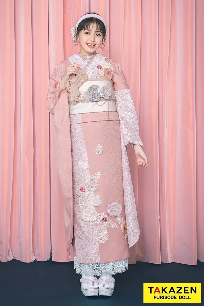 成人式　前撮り　梅田　振袖レンタル　かわいい　くすみ　モード