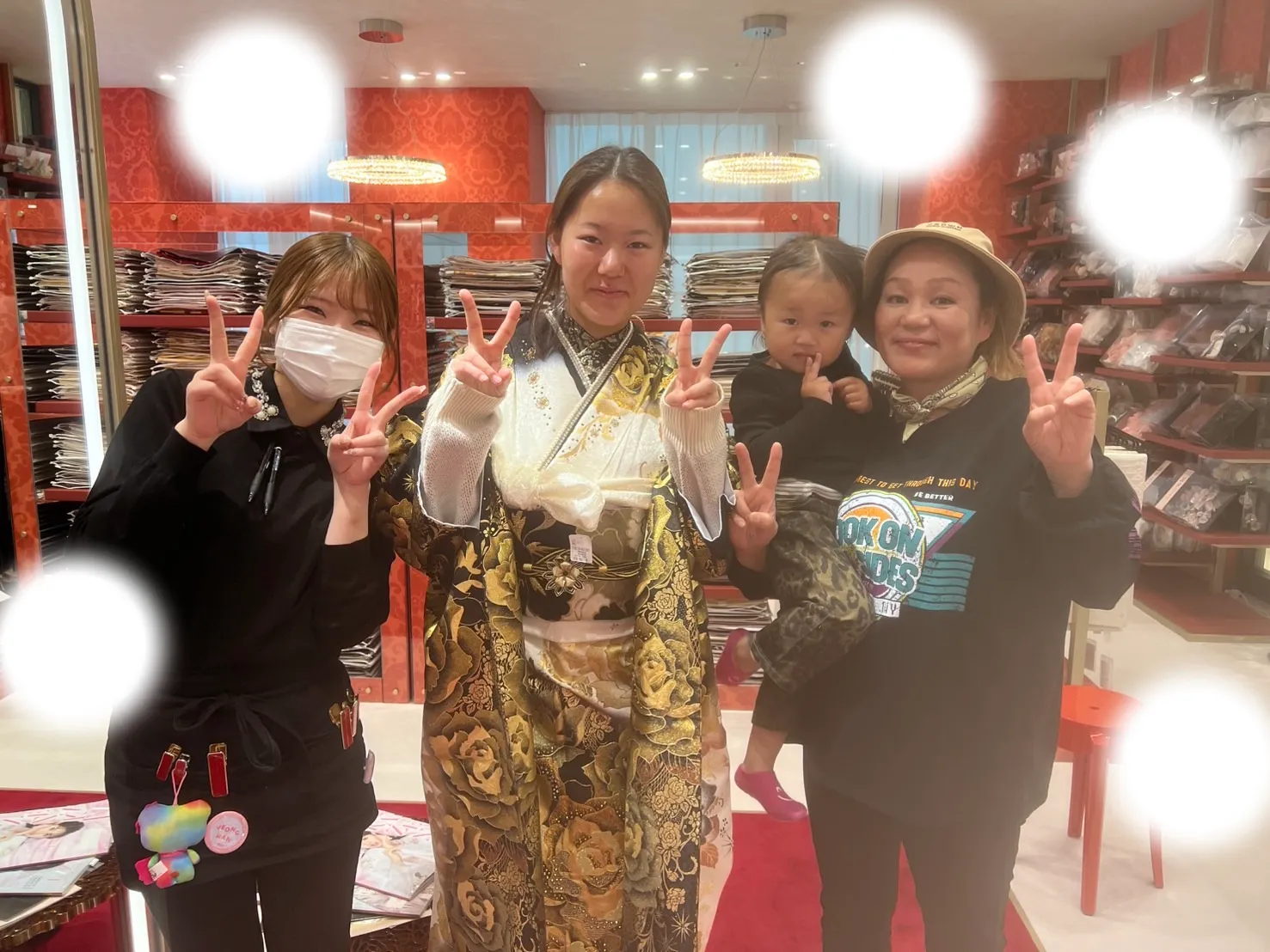【TAKAZEN大阪梅田本店】♡8日　大阪梅田でキラキラモードのお振袖姫ちゃん♡
