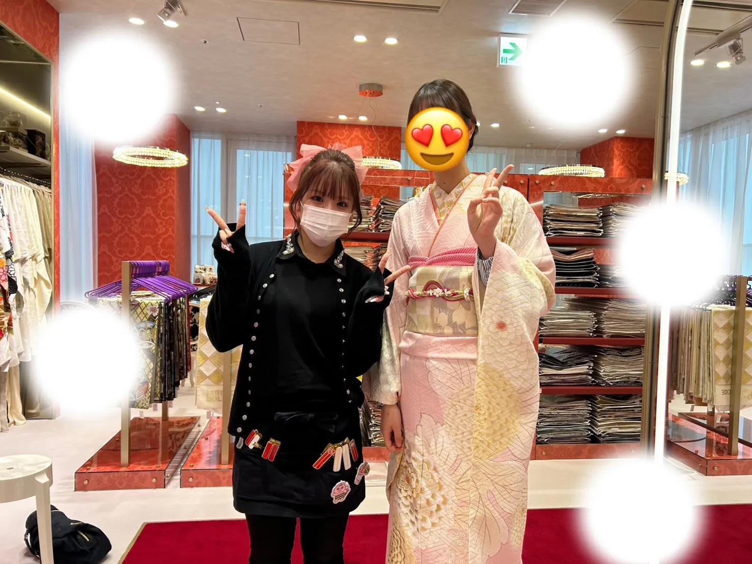 成人式　前撮り　梅田　袴　くすみカラー　かわいい　イマドキ　淡色　古典　タカゼン　撮影
