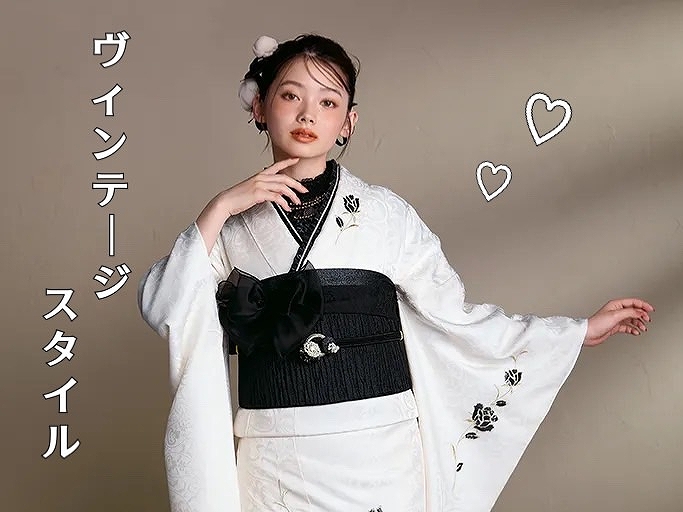 【TAKAZEN奈良店】28日♡個性派必見！ストリート映えするヴィンテージ振袖スタイルお振袖をご紹介♡
