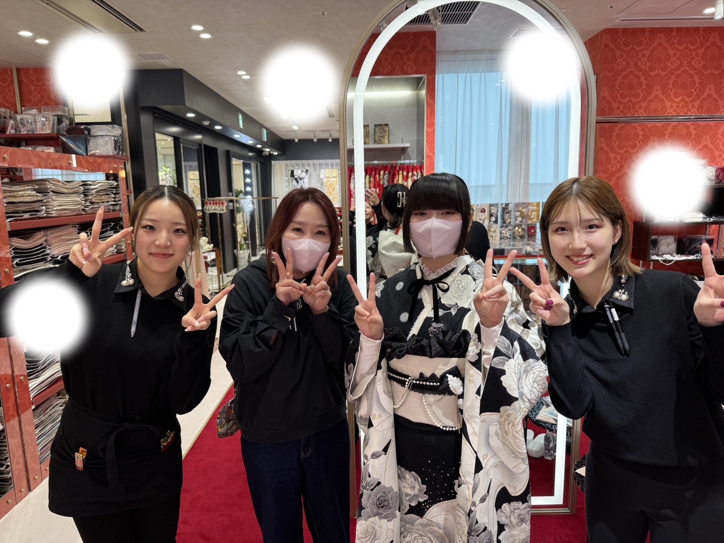 成人式　前撮り　梅田　ヘップバーン　キラキラ　かわいい