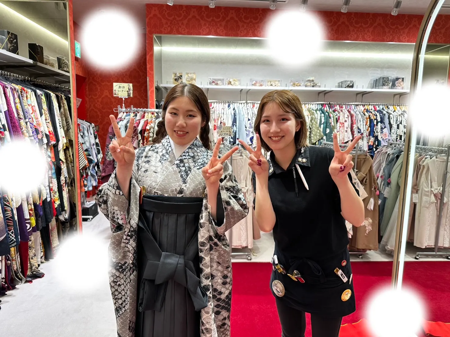 【TAKAZEN大阪梅田本店】♡9日　パイソン柄のかわいい袴姫ちゃん♡