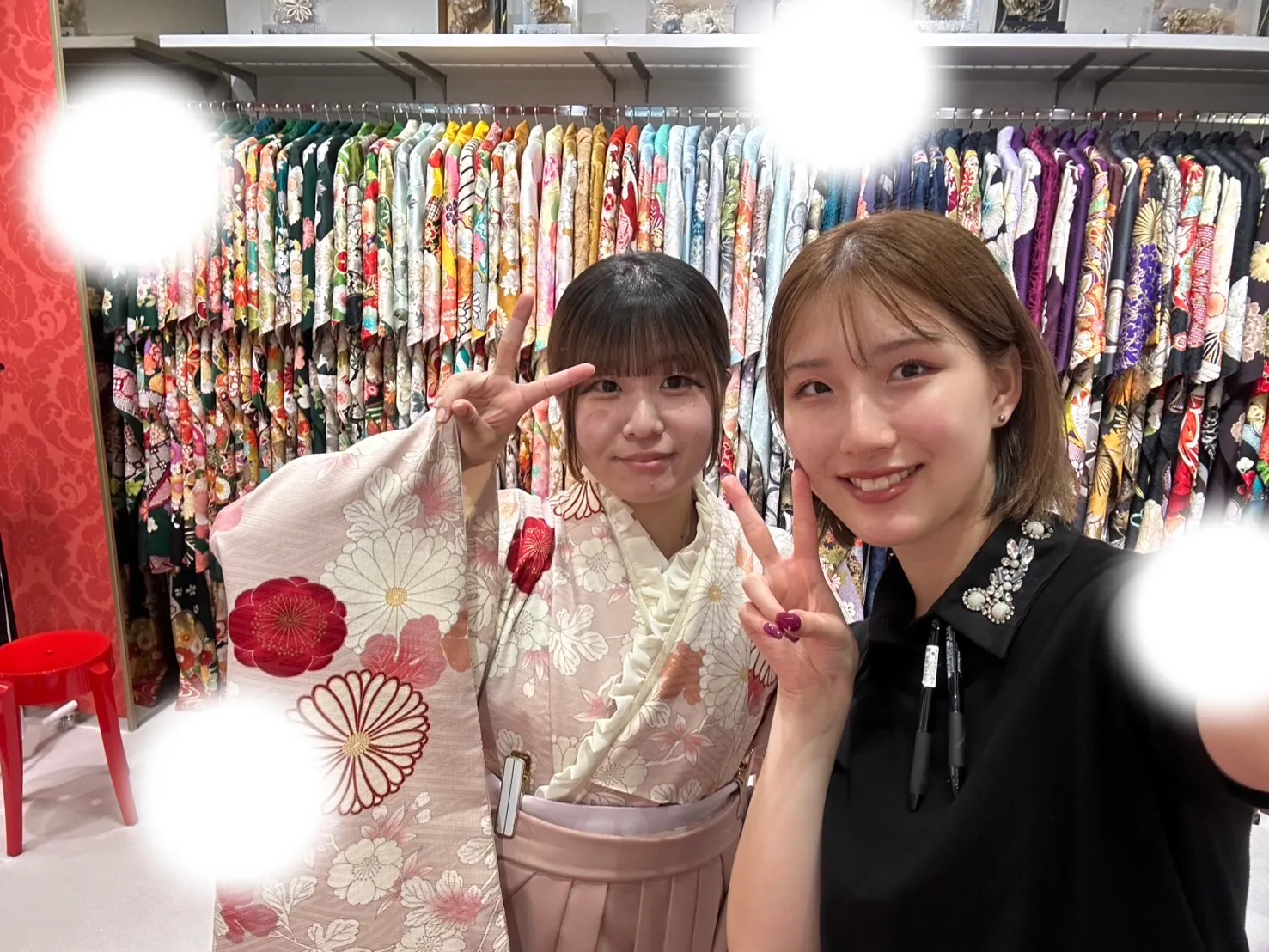 成人式　前撮り　梅田　袴　くすみカラー　かわいい　イマドキ　淡色　古典　タカゼン　撮影