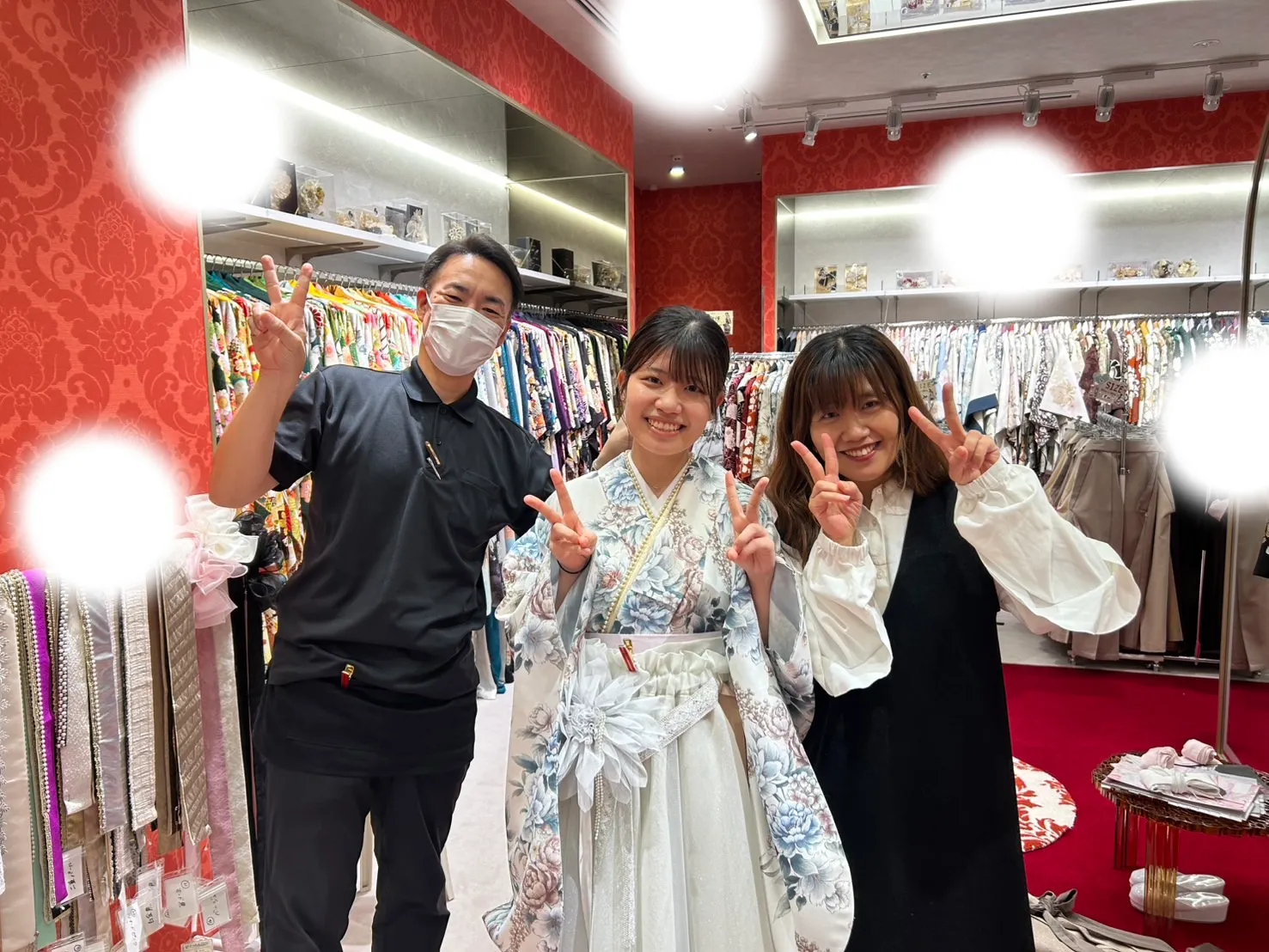 【TAKAZEN大阪梅田本店】♡14日　古典柄のお振袖姫ちゃん♡＆最新作ドレス袴姫ちゃん♡