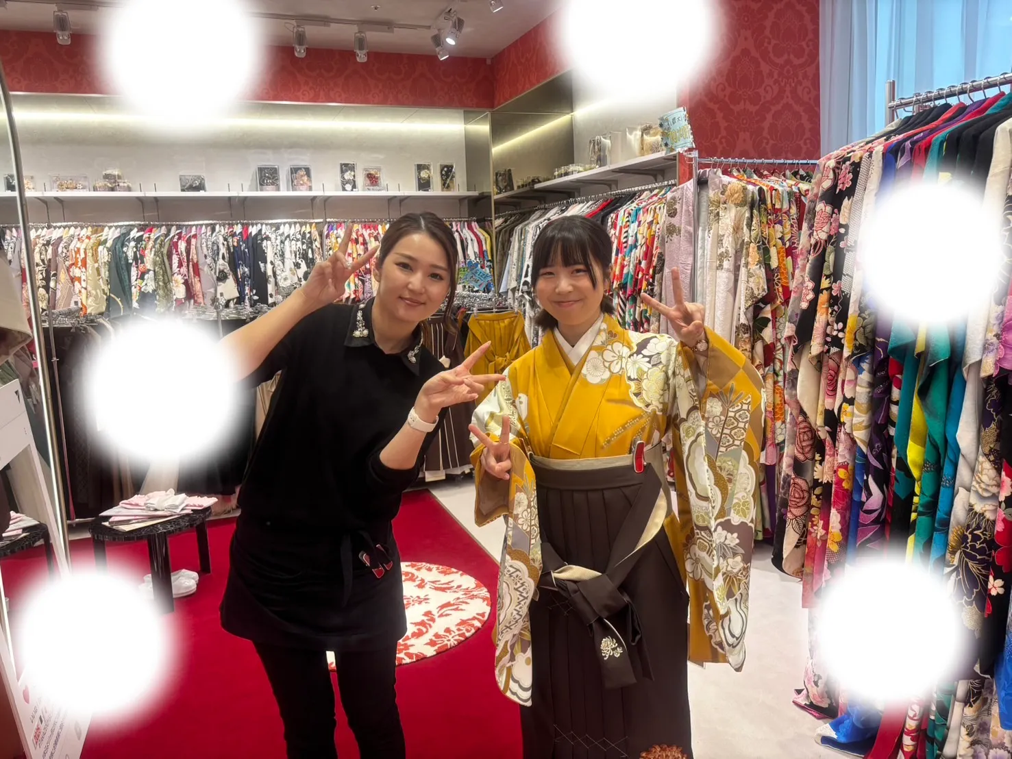 【TAKAZEN梅田本店】♡4日　とっても華やかでかわいい古典柄の袴姫ちゃん♡
