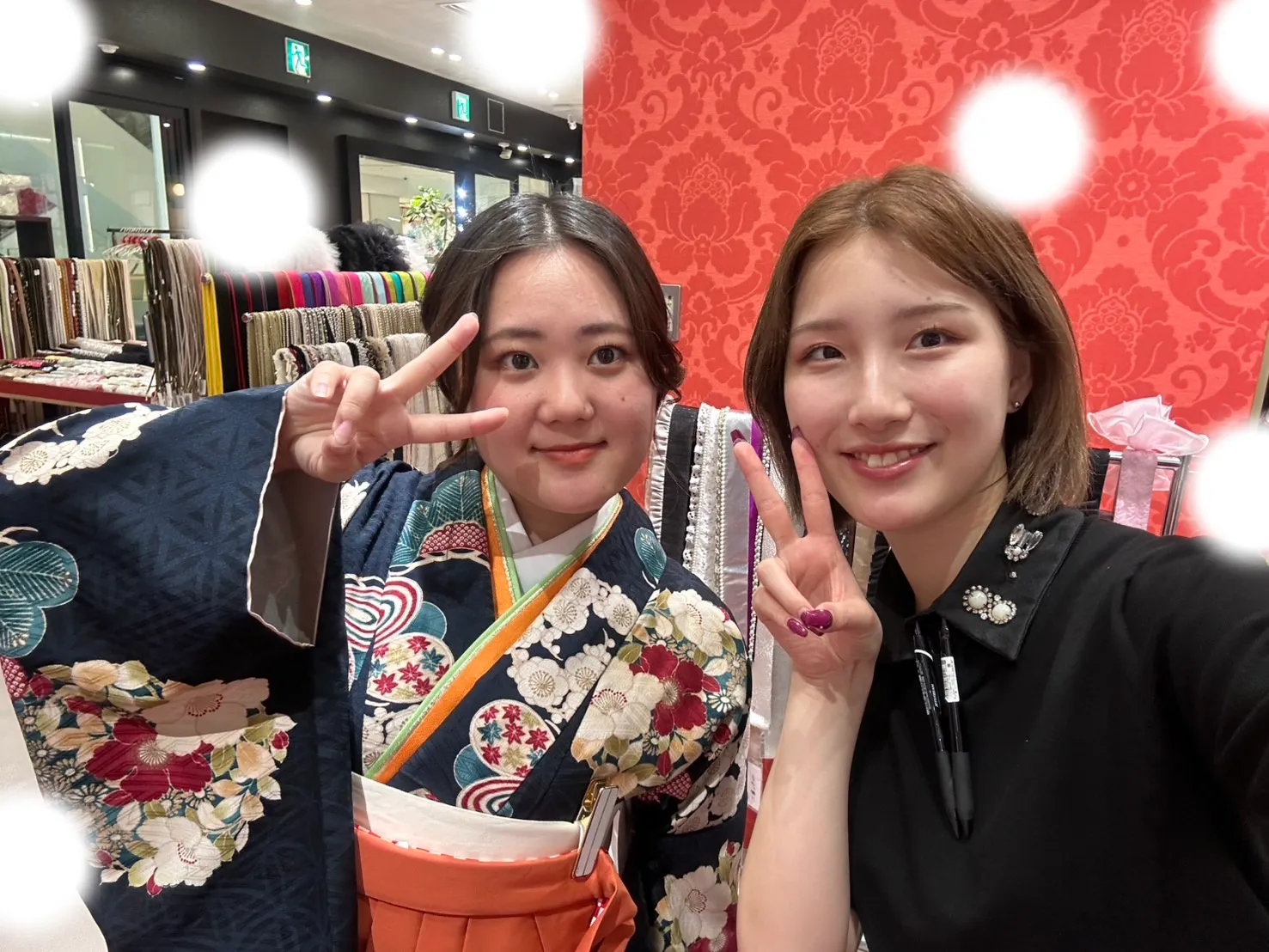成人式　前撮り　梅田　袴　くすみカラー　かわいい　イマドキ　淡色　古典　タカゼン　撮影