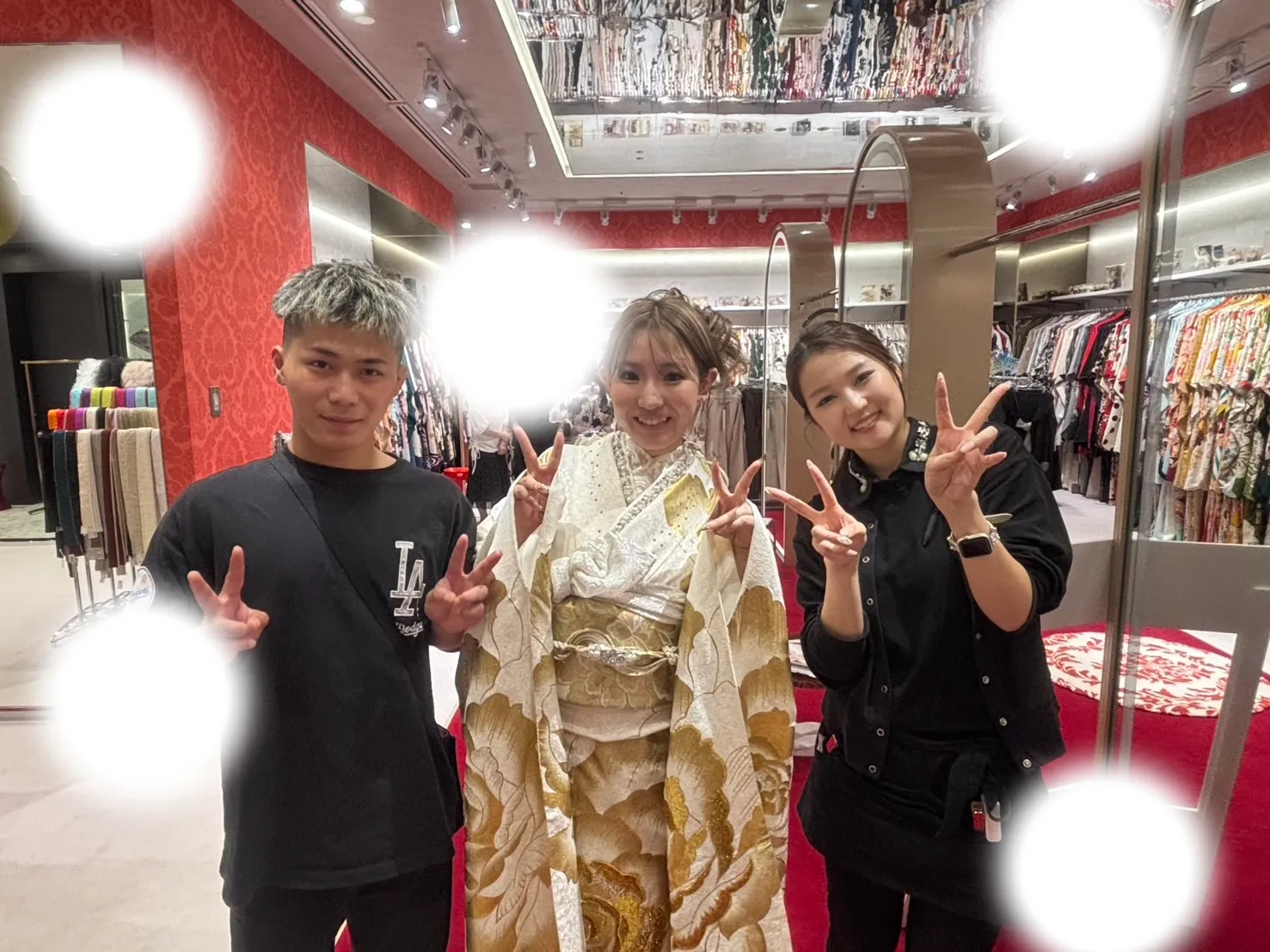 【TAKAZEN大阪梅田本店】♡15日　ゴールドのキラキラでかわいいモードのお振袖姫ちゃん♡