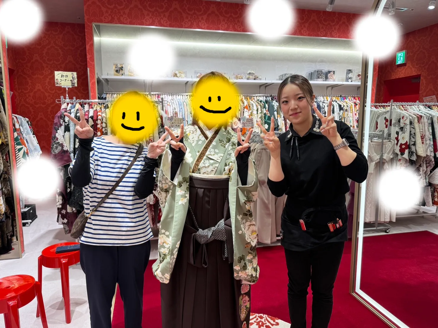 卒業式　イマドキ袴　梅田
