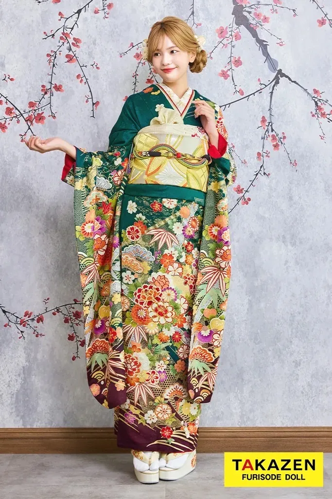 成人式　前撮り　梅田　袴　くすみカラー　かわいい　イマドキ　淡色　古典　タカゼン　撮影