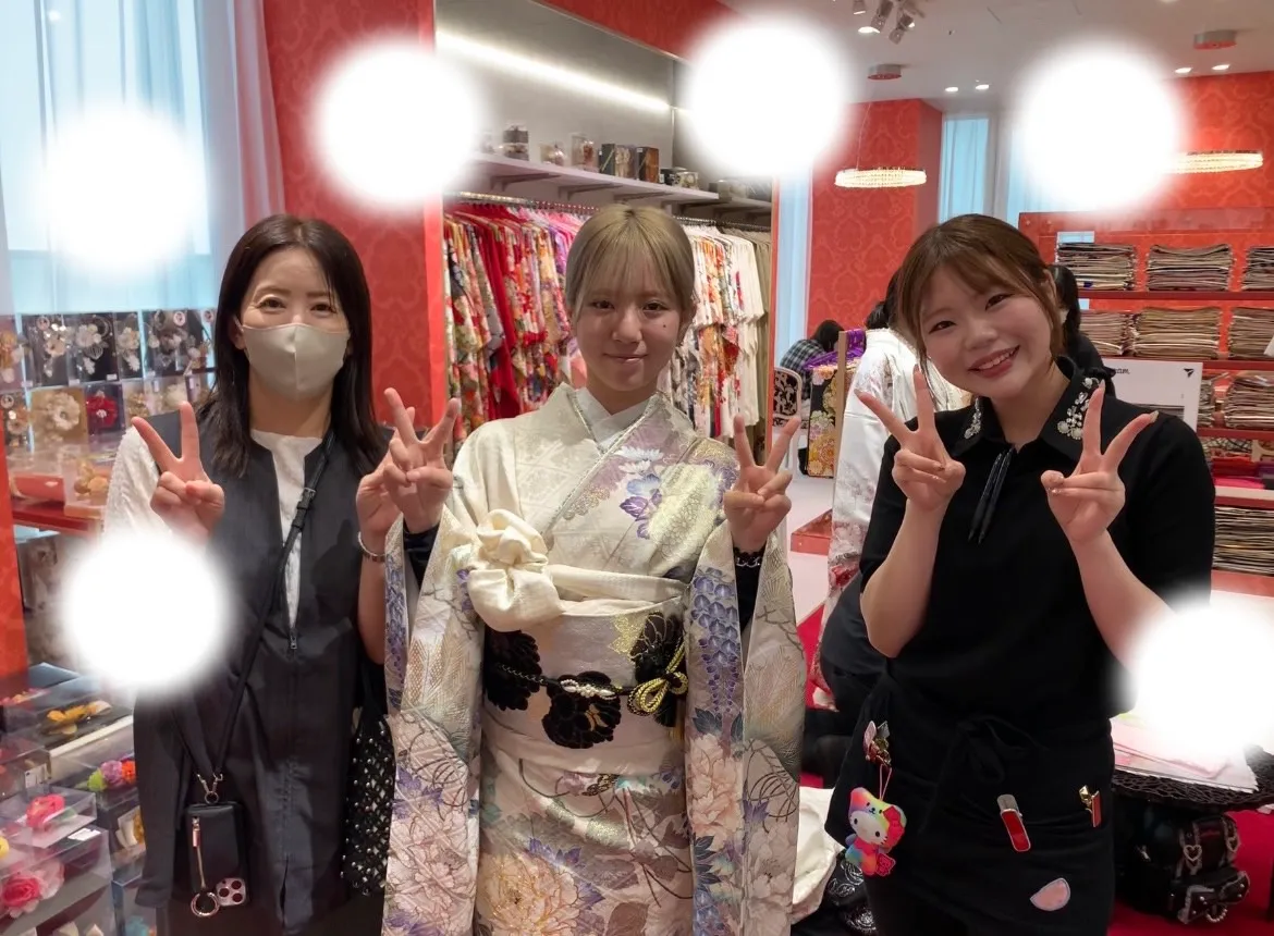 成人式　前撮り　梅田　振袖レンタル　袴レンタル　家族写真　前撮り撮影会