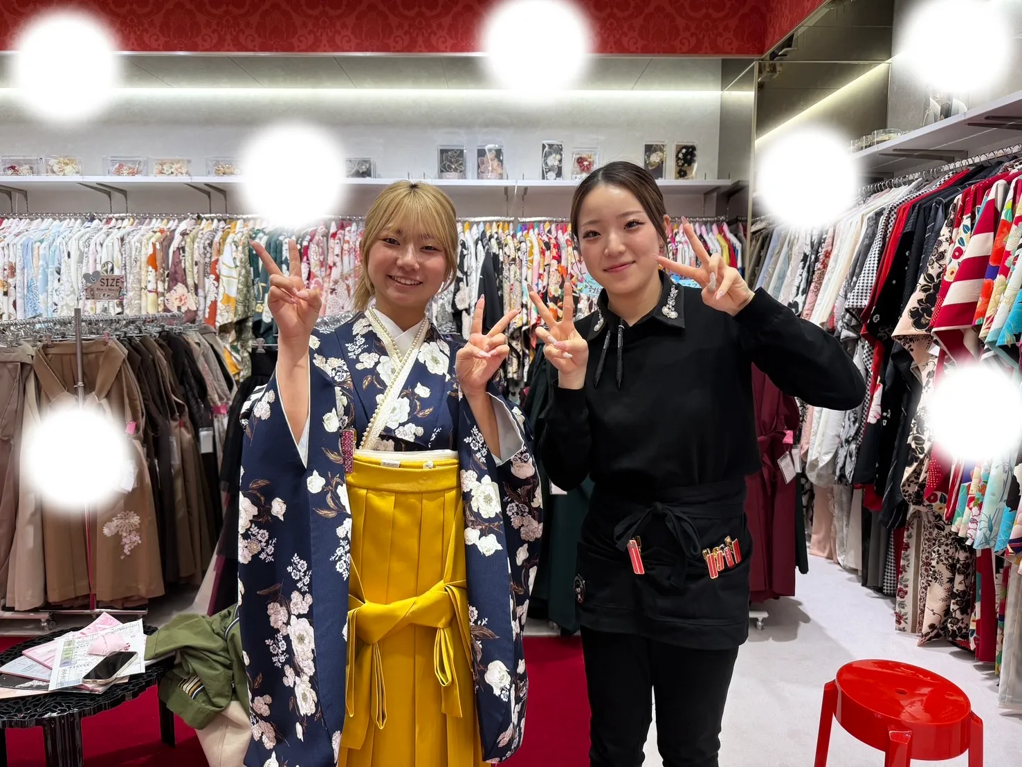 【TAKAZEN大阪梅田本店】♡11日　おしゃれな紺色袴姫ちゃん♡