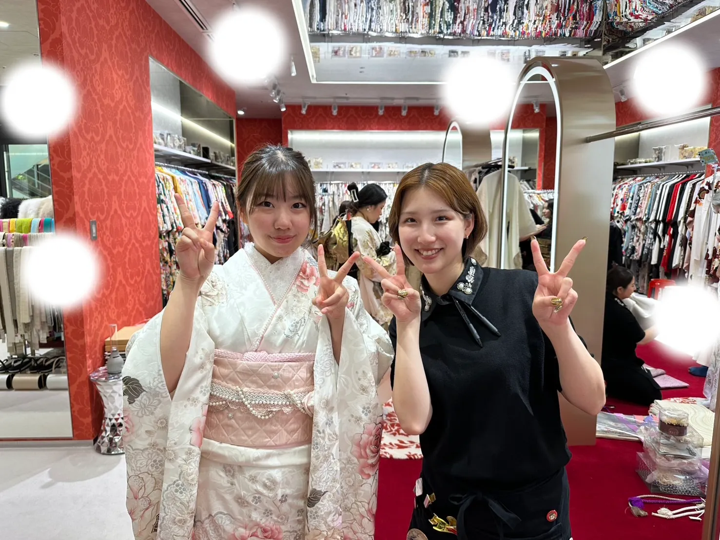 【TAKAZEN大阪梅田本店】♡29日　コスメカラーのかわいいお振袖姫ちゃん♡