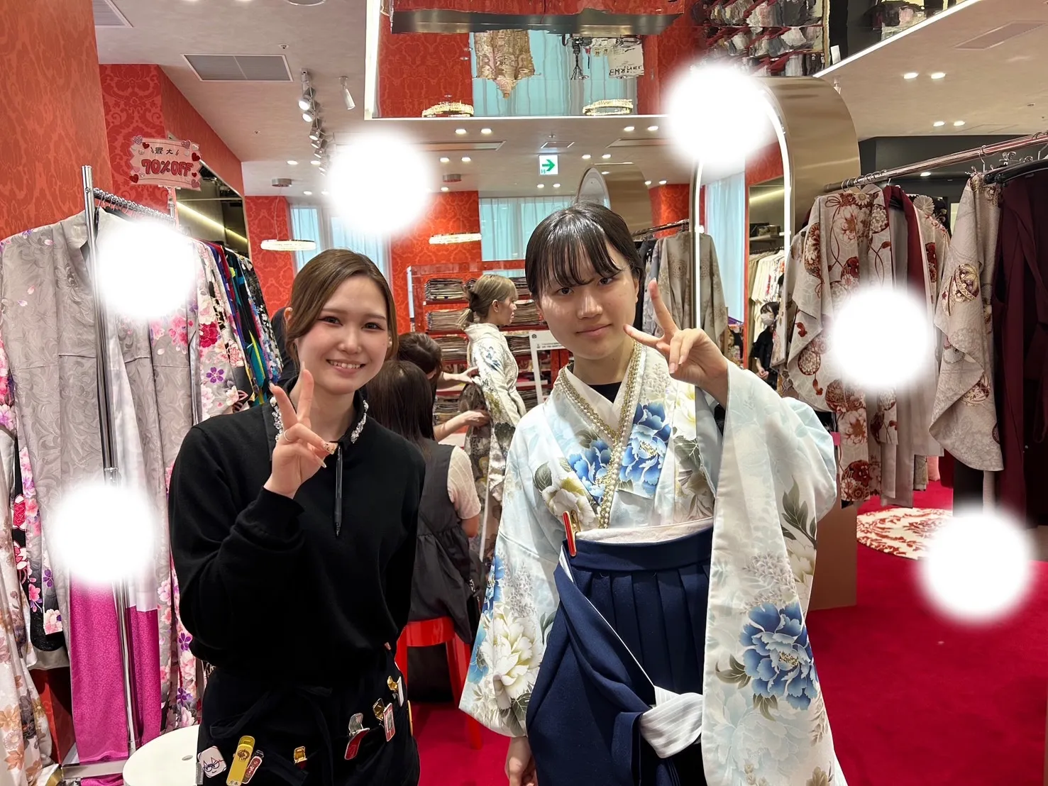 成人式　前撮り　梅田　袴　水色　くすみカラー　かわいい　イマドキ　淡色　古典　タカゼン　撮影