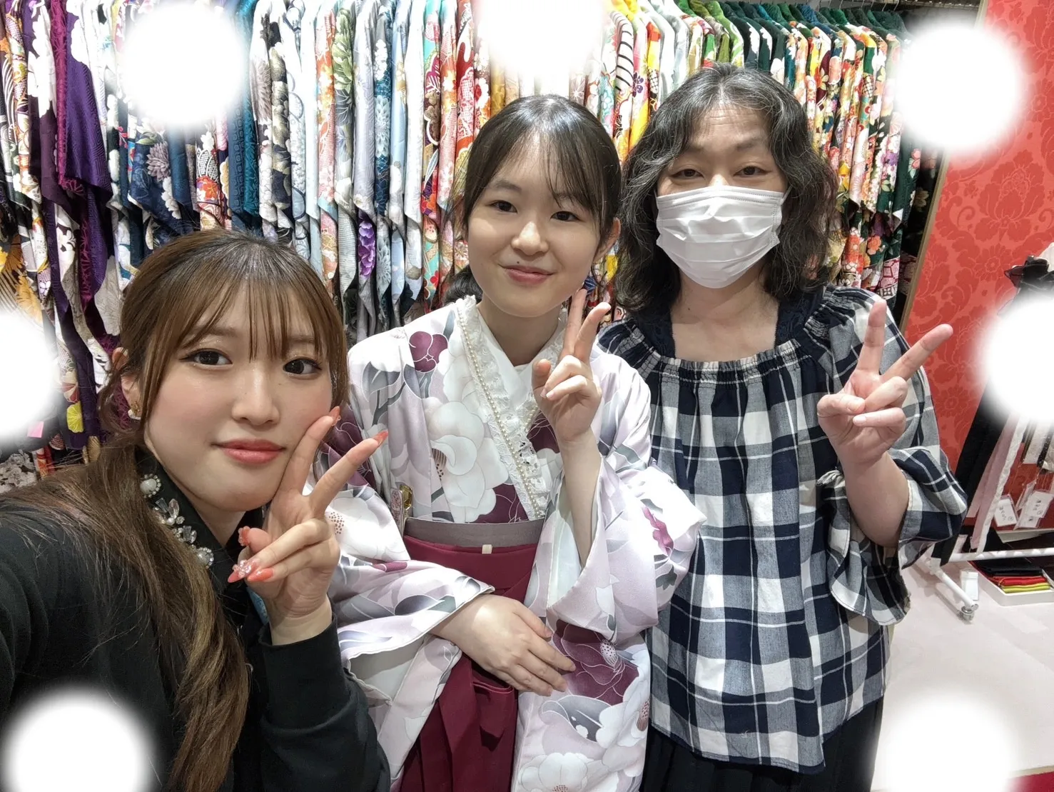 成人式　前撮り　梅田　袴　くすみカラー　かわいい　イマドキ　淡色　古典　タカゼン　撮影