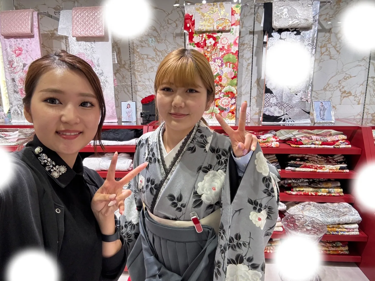 成人式　前撮り　梅田　袴レンタル　くすみ　古典　卒業式