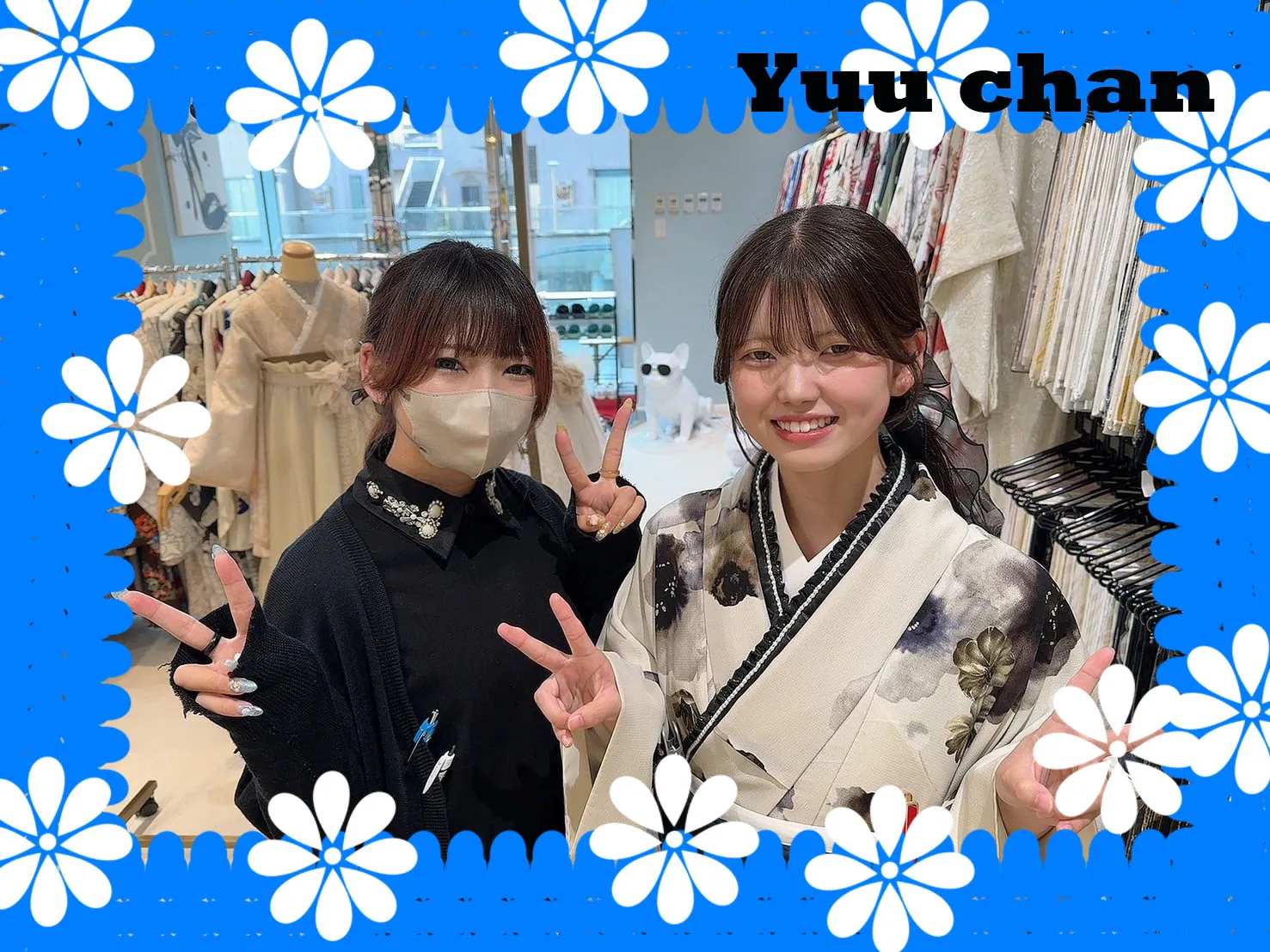 卒業式　袴レンタル　くすみ　かわいい