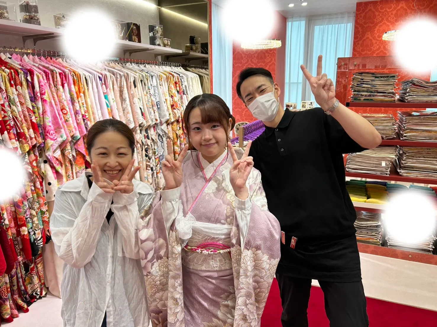 成人式　前撮り　梅田　振袖レンタル　袴レンタル　家族写真　前撮り撮影会