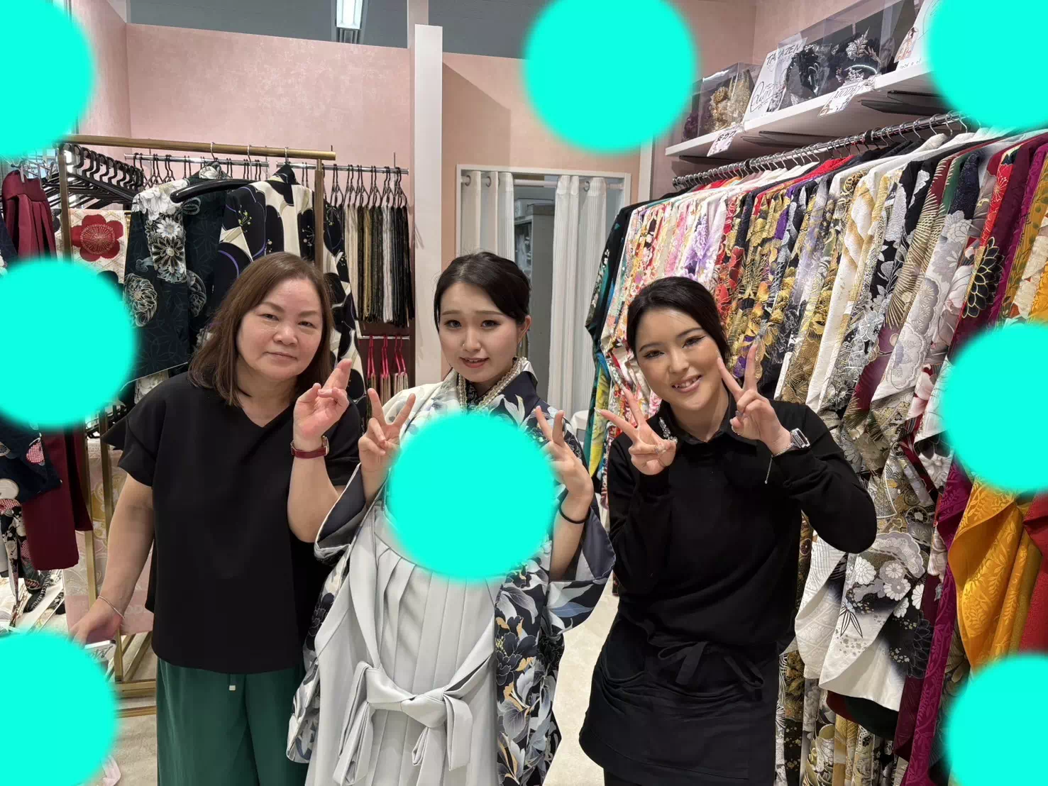 TAKAZEN神戸店　前撮り撮影会　イマドキ　カワイイ　コディネート　振袖　レンタル　袴　