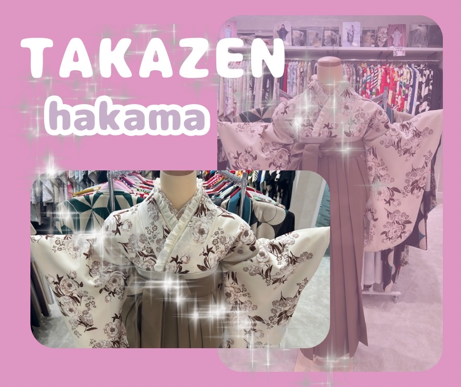 TAKAZEN神戸店　前撮り撮影会　イマドキ　カワイイ　コディネート　振袖　レンタル　袴　