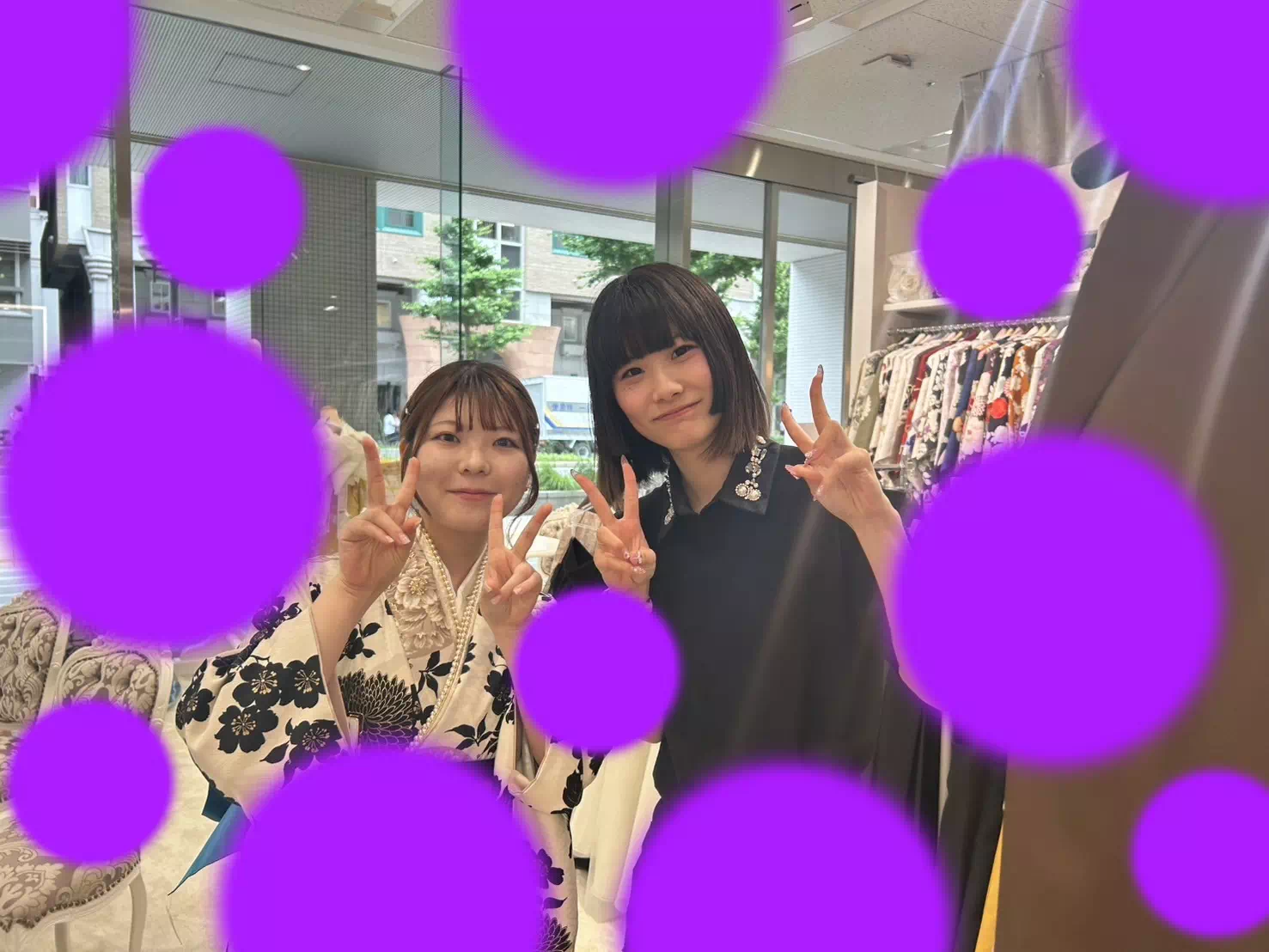 TAKAZEN神戸旧居留地店　前撮り撮影会　イマドキ　カワイイ　コディネート　振袖　レンタル　袴　