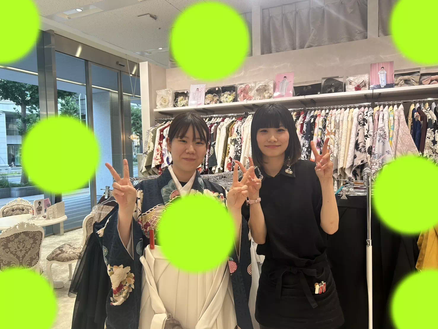 【TAKAZEN神戸旧居留地店】30日♡　卒業式らしい華やかな古典袴姫ちゃん♡　