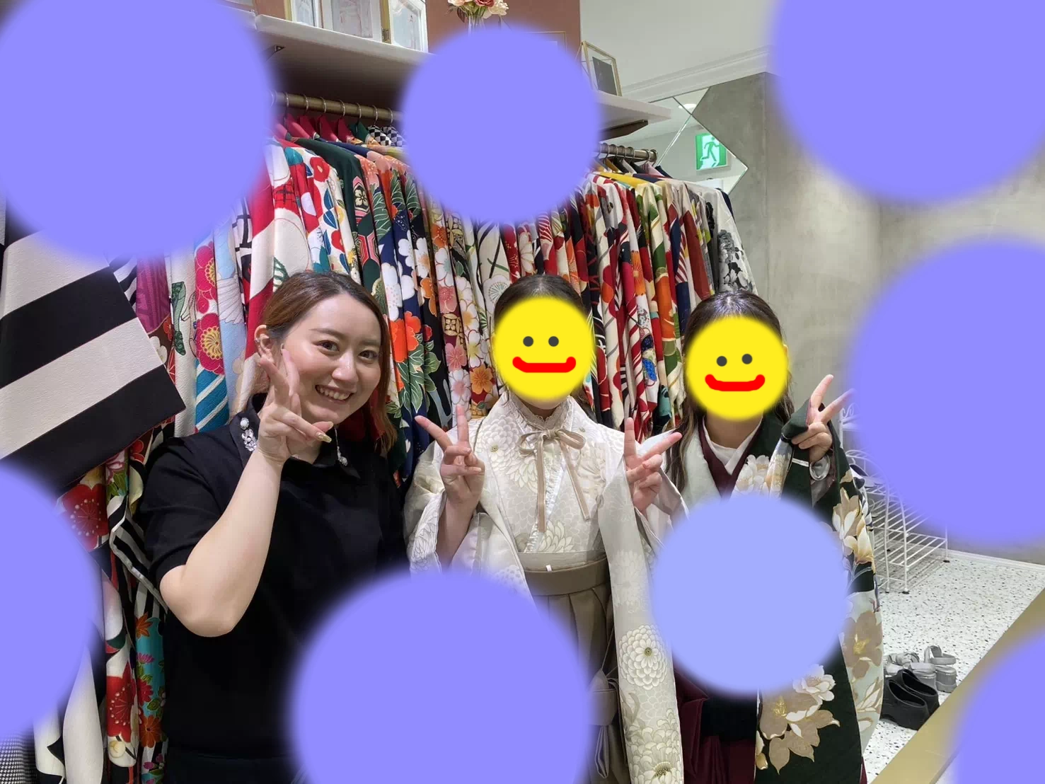 TAKAZEN姫路店　姫路市　成人式　卒業式　袴　振袖　イマドキ振袖　くすみカラー