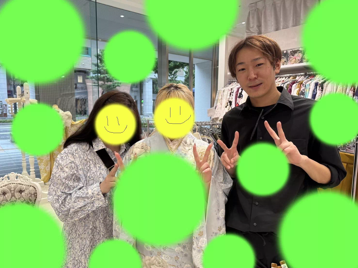 TAKAZEN神戸旧居留地店　成人式　振袖レンタル　カワイイ　イマドキ　タカゼンオリジナル