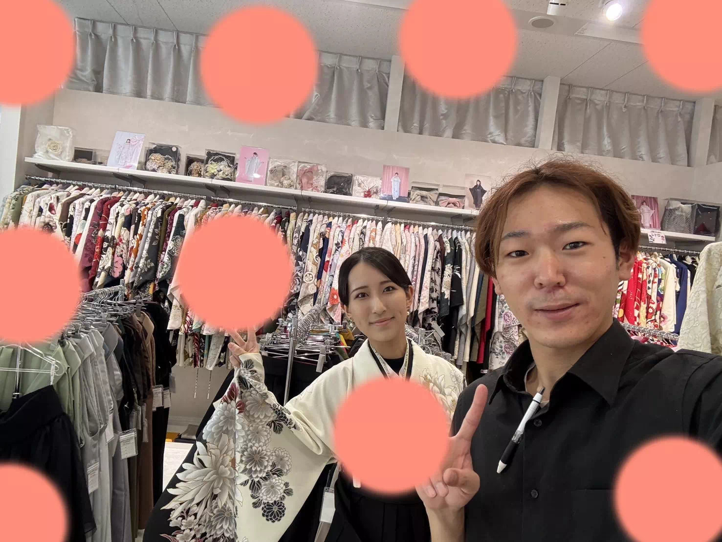 TAKAZEN神戸店　前撮り撮影会　イマドキ　カワイイ　コディネート　振袖　レンタル　袴　