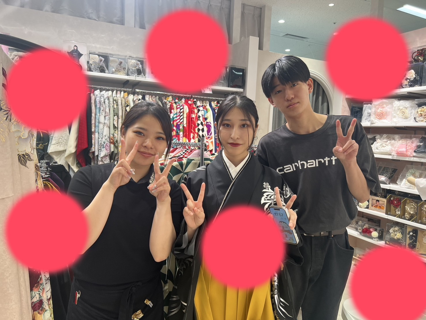 TAKAZEN神戸店　前撮り撮影会　イマドキ　カワイイ　コディネート　振袖　レンタル　袴　