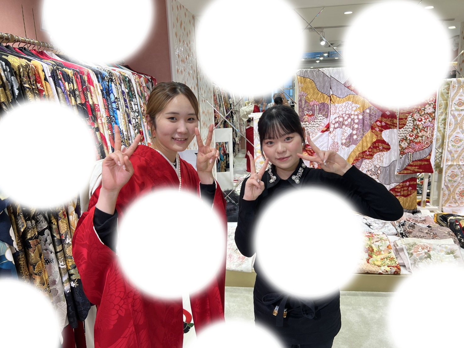 【TAKAZEＮ姫路店】♡14日　2027年太子町成人式のイマドキ真っ赤なおしゃれレトロ振袖姫ちゃん♡