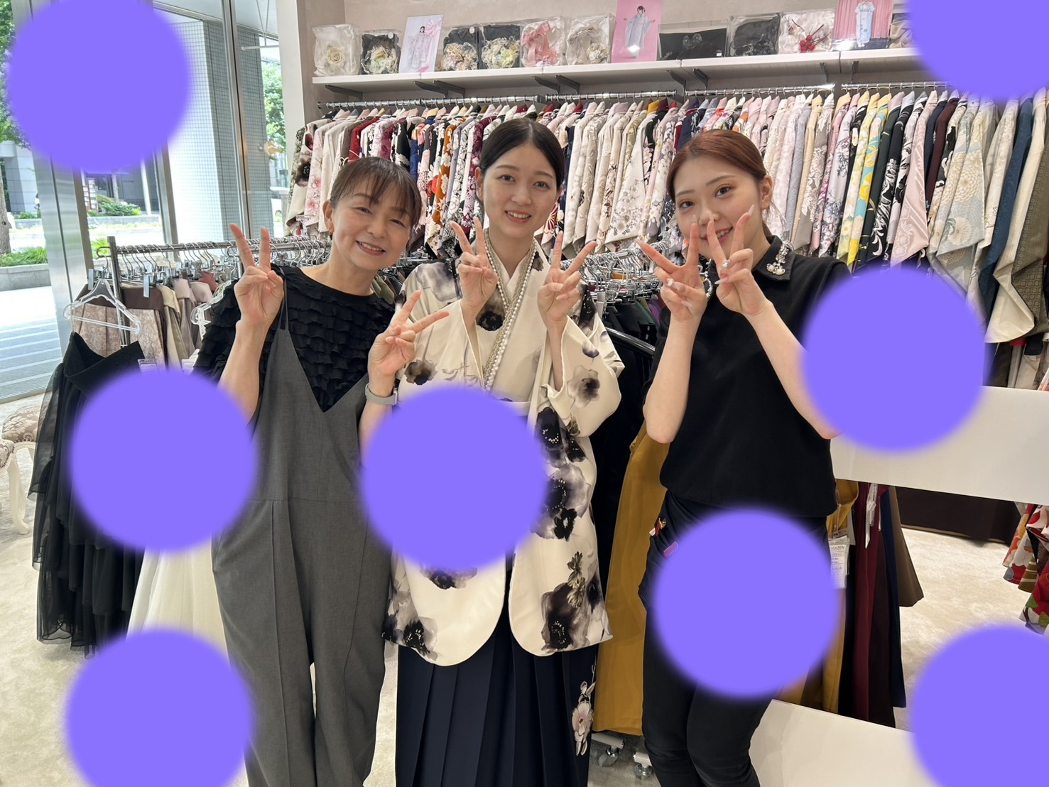 TAKAZEN神戸店　前撮り撮影会　イマドキ　カワイイ　コディネート　振袖　レンタル　袴　