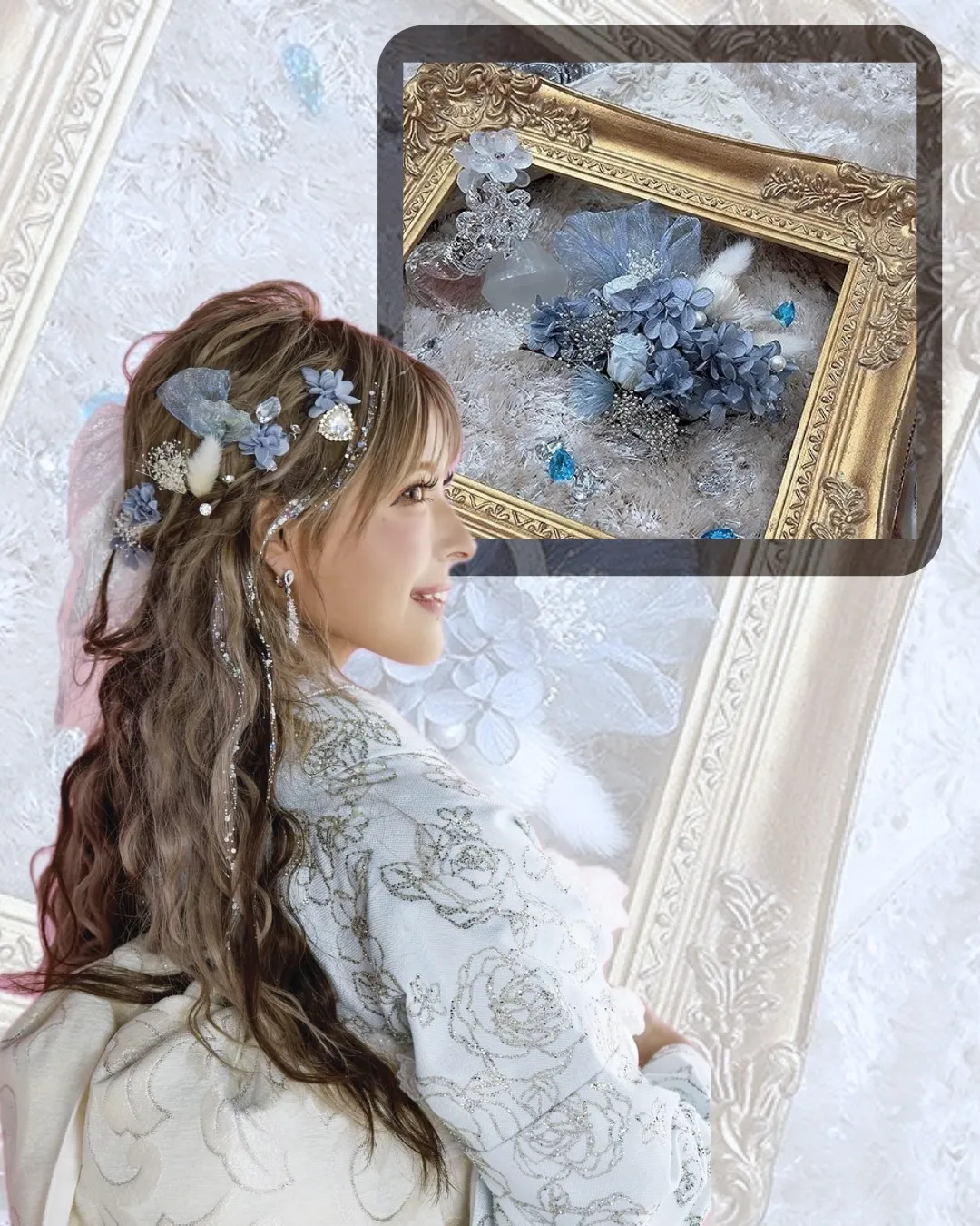 TAKAZEN　タカゼン　髪飾り　オリジナル　かわいい　リボン　花