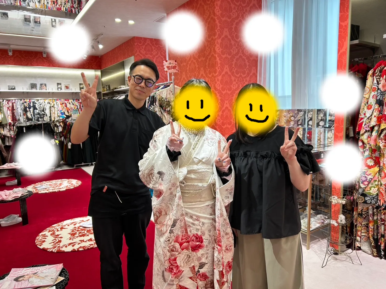 成人式　前撮り　梅田　振袖レンタル　袴レンタル　家族写真　前撮り撮影会