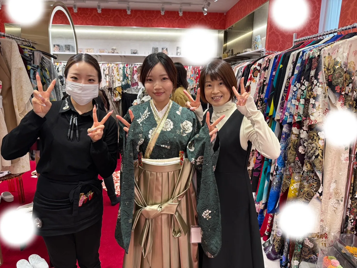 成人式　前撮り　梅田　袴レンタル　くすみ　古典　卒業式