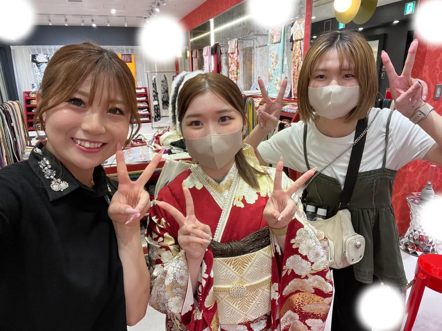 成人式　前撮り　梅田　振袖レンタル　袴レンタル　家族写真　前撮り撮影会