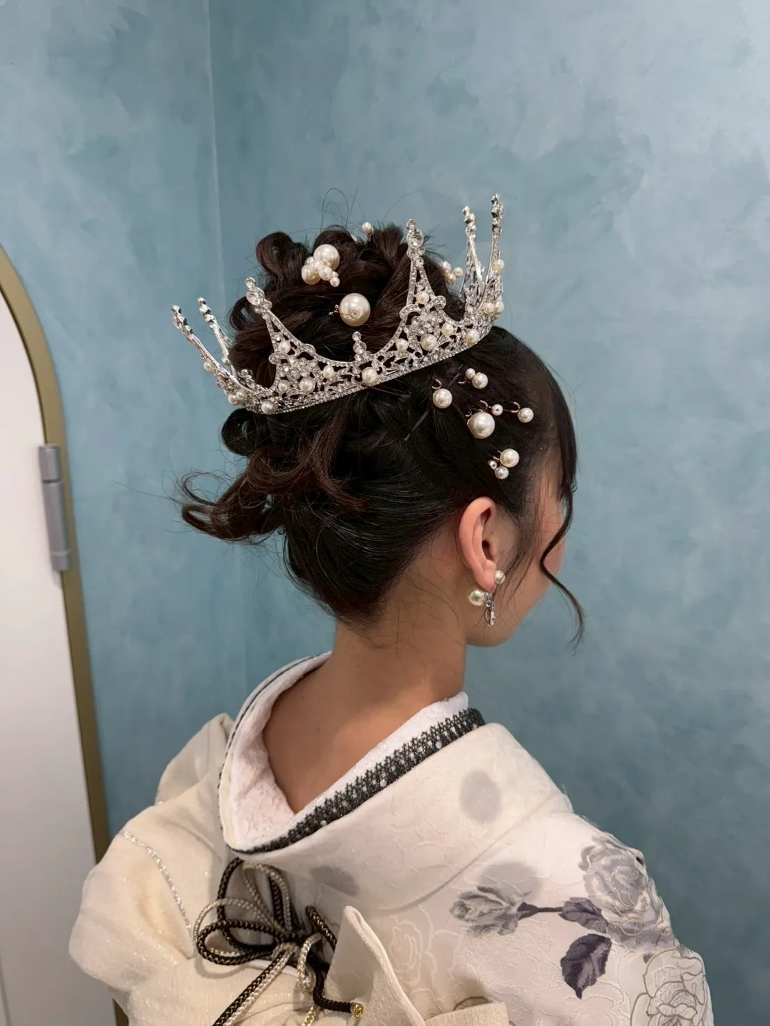 お客様ヘアアレンジ　振袖　振袖レンタル　可愛い　まねしたい