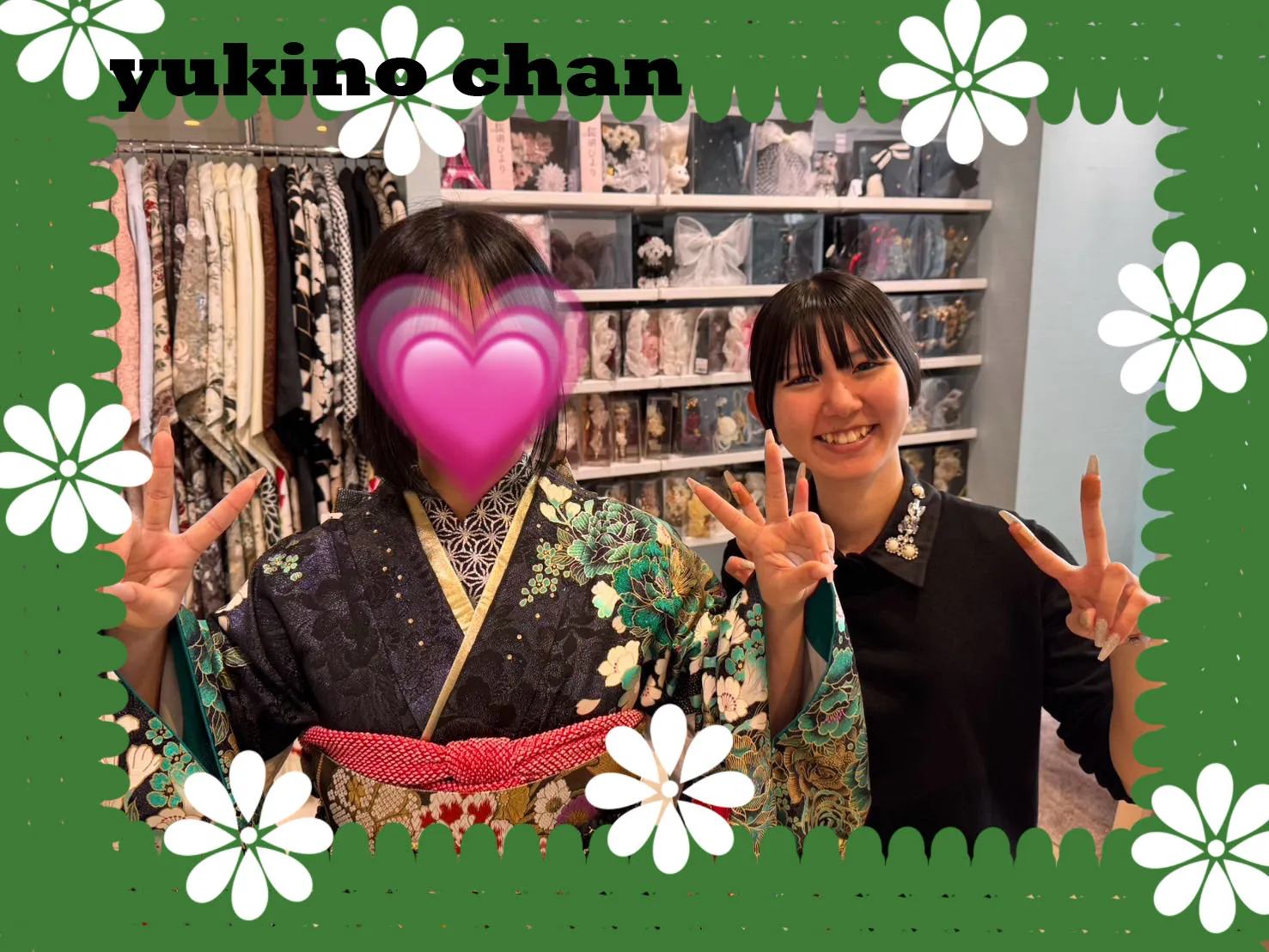 TAKAZEN　タカゼン　takazen堺店　成人式振袖レンタル　キラキラ　モード　桂由美デザイン　黒緑　派手　華やか