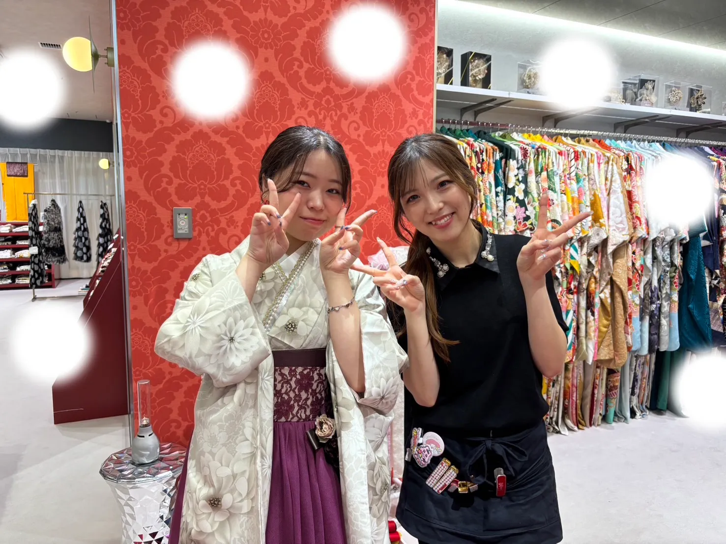 成人式　前撮り　梅田　袴　くすみカラー　かわいい　イマドキ　淡色　古典　タカゼン　撮影　ドレス袴
